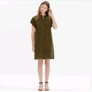 BLACK Madewell utility vista shirt dress L Sz.M